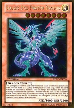 Yu-Gi-Oh! - Galaxy-Eyes Photon Dragon (PGLD-EN038) - Premium Gold - 1st Edition - Gold Rare