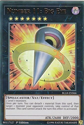 Number 11: Big Eye - BLLR-EN066 - Ultra Rare - 1st Edition
