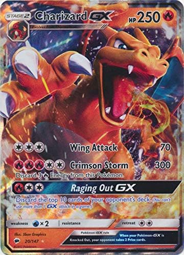 Charizard-GX - 20/147 - Ultra Rare - Sun & Moon: Burning Shadows