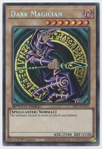 Dark Magician (A) - SBC1-ENA01 - Secret Rare - 1st Edition