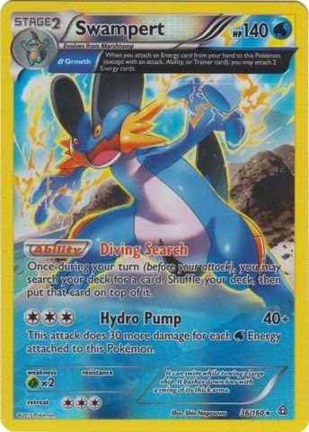 Pokemon - Swampert (36/160) - XY Primal Clash - Reverse Holo