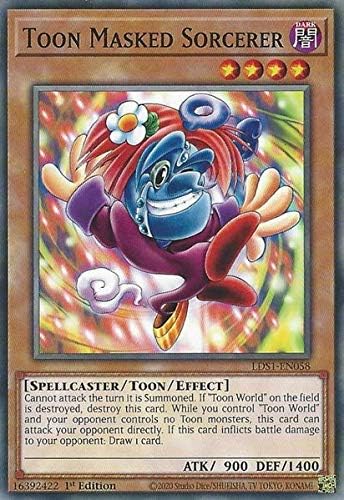 YU-GI-OH! Toon Masked Sorcerer - LDS1-EN058 - Common - 1st Edition