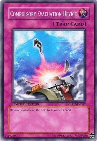 Yu-Gi-Oh! - Compulsory Evacuation Device (GLD2-EN046) - Gold Series 2 - Limit...