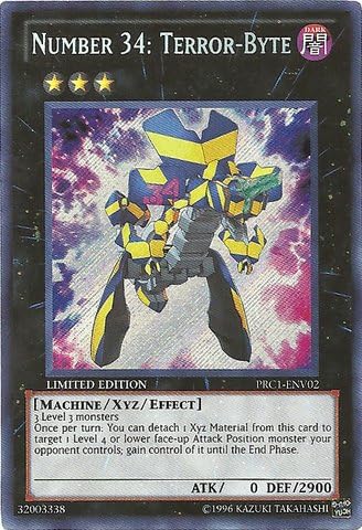 Yu-Gi-Oh! - Number 34: Terror-Byte (PRC1-ENV02) - 2012 Premium Tin - Limited ...