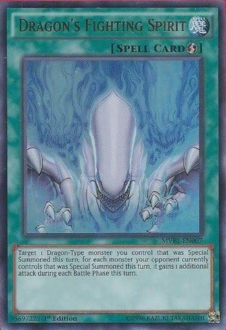Yu-Gi-Oh! - Dragon's Fighting Spirit (MVP1-EN007) - The Dark Side of Dimensions Movie Pack - 1st Edition - Ultra Rare by Yu-Gi-Oh!