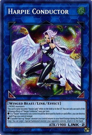 Yu-Gi-Oh! - Harpie Conductor - BLHR-EN047 - Secret Rare - 1st Edition - Battles of Legend: Hero's Revenge