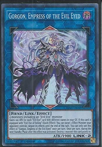 Yu-Gi-Oh! - Gorgon, Empress of The Evil Eyed - CHIM-EN048 - Super Rare - 1st Edition - Chaos Impact