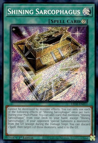 YU-GI-OH! Shining Sarcophagus - LEDE-EN051 - Secret Rare - 1st Edition