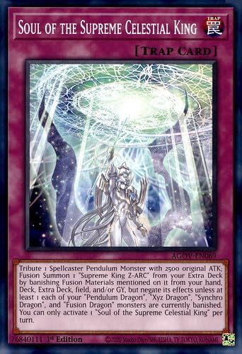 Soul of The Supreme Celestial King - AGOV-EN069 - Common - 1st Edition