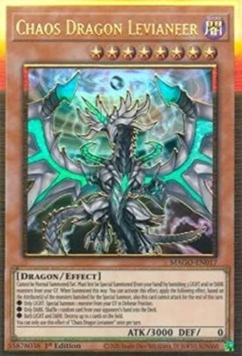 Chaos Dragon Levianeer - MAGO-EN017 - Premium Gold Rare - Maximum Gold