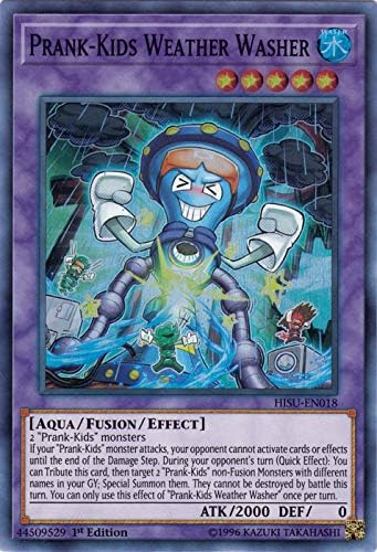 Yu-Gi-Oh! Singles - Prank-Kids Weather Washer - HISU-EN018 - Super Rare - 1st Edition - Hidden Summoners