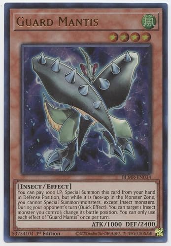 YU-GI-OH! Guard Mantis - BLMR-EN034 - Ultra Rare - 1st Edition -