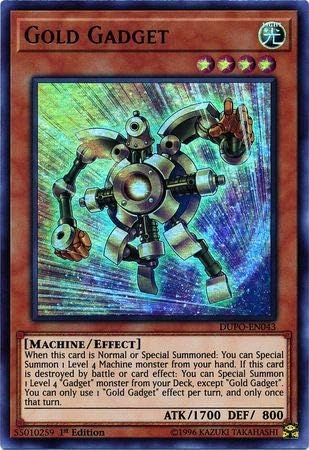 Yu-Gi-Oh! - Gold Gadget - DUPO-EN043 - Ultra Rare - 1st Edition - Duel Power