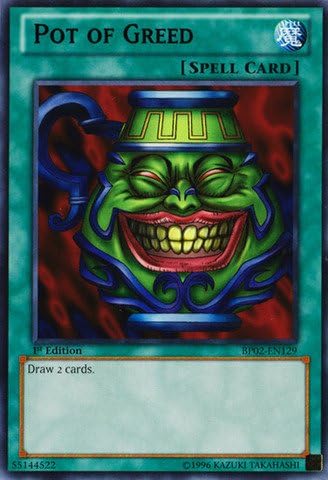 Yu-Gi-Oh! - Pot of Greed (BP02-EN129) - Battle Pack 2: War of The Giants - 1st Edition - Rare by Yu-Gi-Oh!