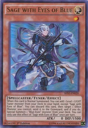 Yu-Gi-Oh! - Sage with Eyes of Blue (SHVI-EN020) - Shining Victories - 1st Edition - Ultra Rare by Yu-Gi-Oh!