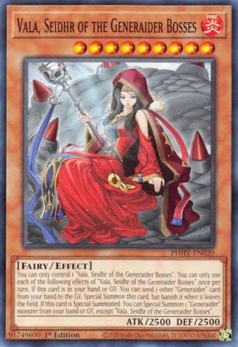 Vala, Seidhr of The Generaider Bosses - PHHY-EN020 - Common Yugioh
