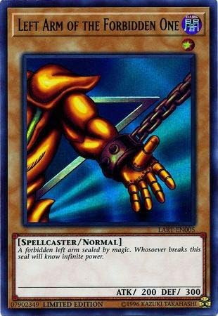 Yu-Gi-Oh! Singles - Left Arm of The Forbidden One - LART-EN005 - Ultra Rare - Limited Edition