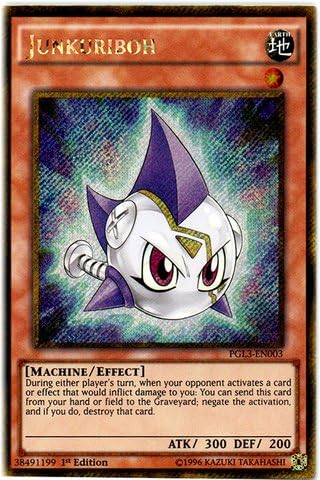 Yu-Gi-Oh! - Junkuriboh (PGL3-EN003) - Premium Gold: Infinite Gold - 1st Edition - Gold Secret Rare by Yu-Gi-Oh!