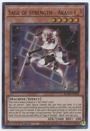 Sage of Strength - Akash - BLMR-EN049 - Ultra Rare - 1st Edition