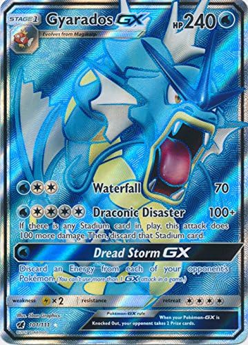 Pokemon - Gyarados-GX - 101/111 - Full Art Ultra Rare