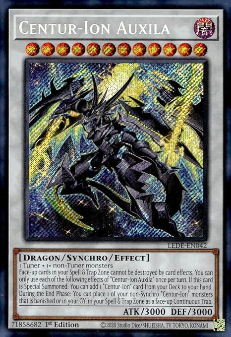 Centur-Ion Auxila - LEDE-EN042 - Secret Rare - 1st Edition