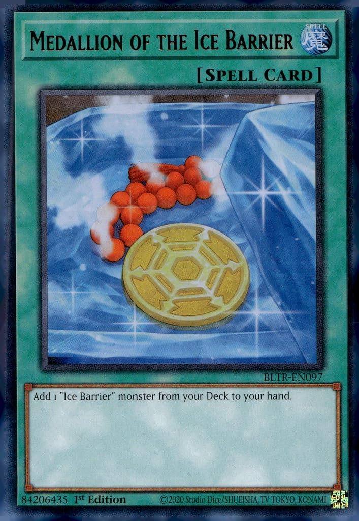 Medallion of The Ice Barrier - BLTR-EN097 - Ultra Rare - 1st Edition