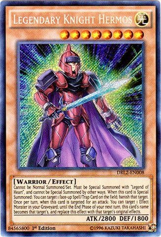 Yu-Gi-Oh! - Legendary Knight Hermos (DRL2-EN008) - Dragons of Legend 2 - 1st Edition - Secret Rare by Yu-Gi-Oh!