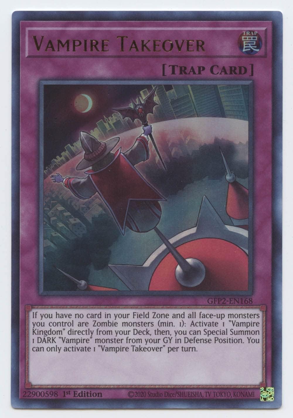 Vampire Takeover - GFP2-EN168 - Ultra Rare - 1st Edition