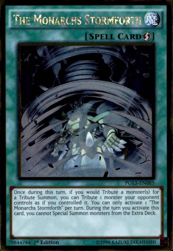 The Monarchs Stormforth - PGL3-EN085 - Gold Rare - 1st Edition