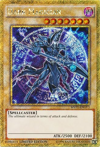 Yu-Gi-Oh! - Dark Magician (MVP1-ENGV3) - Limited Edition - Gold Secret Rare