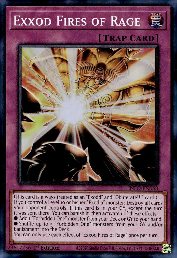 Exxod Fires of Rage - INFO-EN068 - Super Rare - 1st Edition