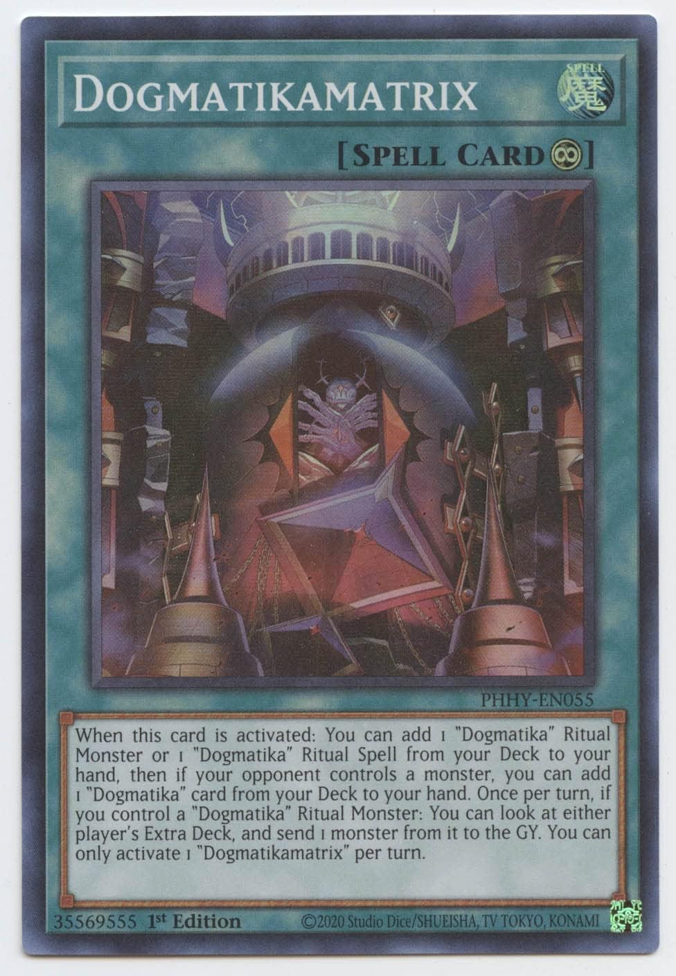 Dogmatikamatrix - PHHY-EN055 - Super Rare 1st Edition Yugioh