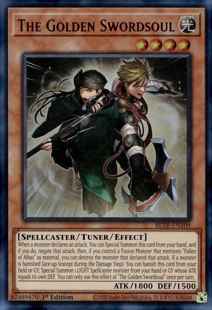 The Golden Swordsoul - BLTR-EN109 - Ultra Rare - 1st Edition