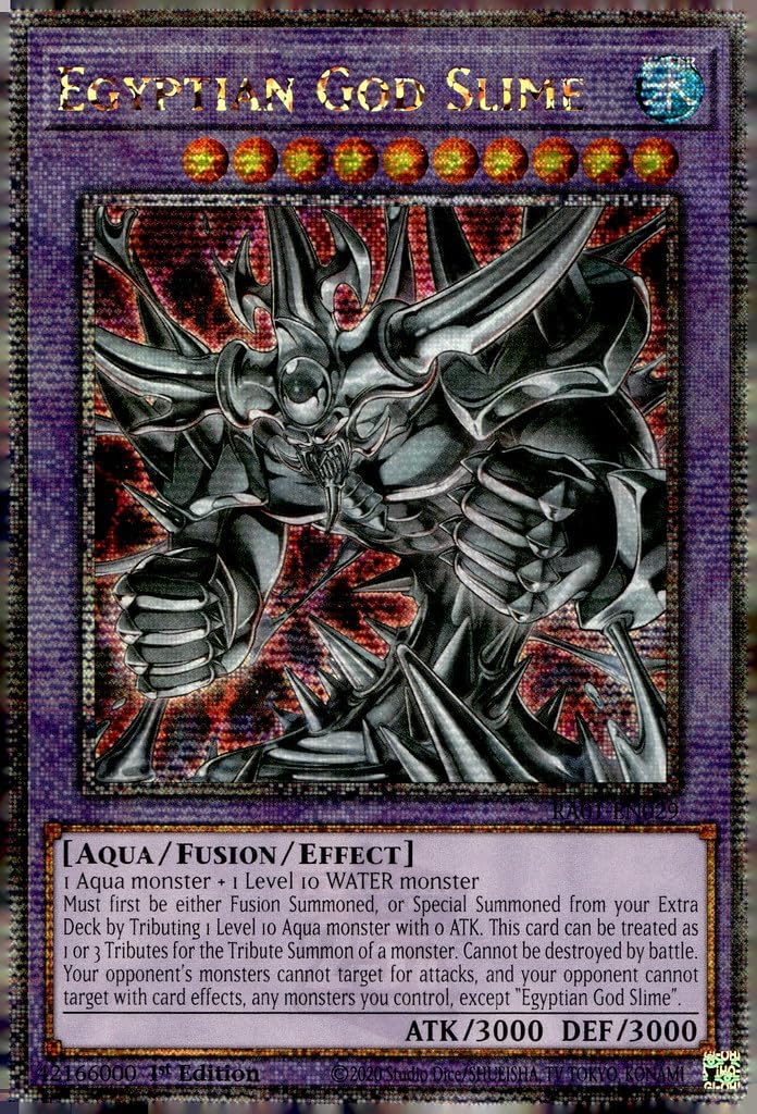 Egyptian God Slime (Quarter Century Secret Rare) - RA01-EN029 - Quarter Century Secret Rare - 1st Edition