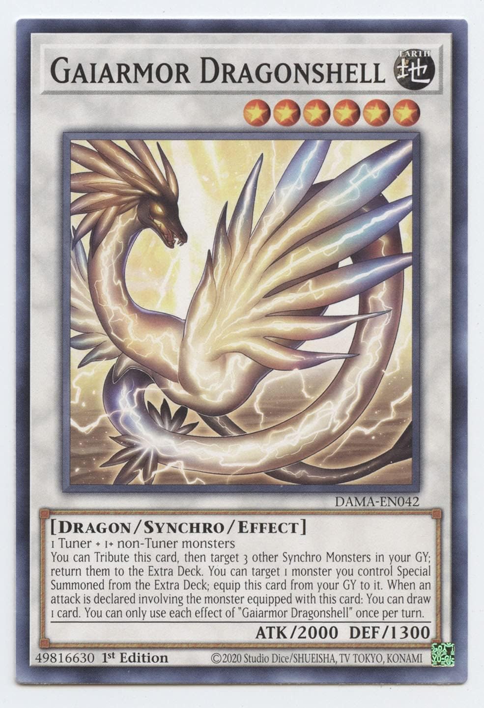 Gaiarmor Dragonshell - DAMA-EN042 - Common - 1st Edition