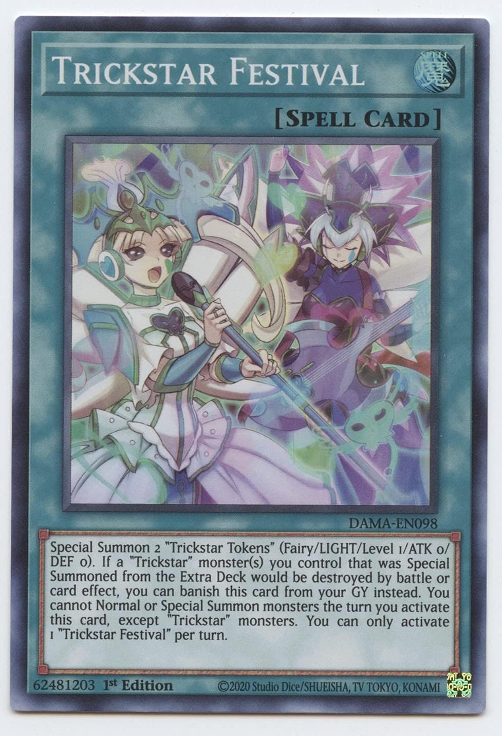 Trickstar Festival - DAMA-EN098 - Super Rare - 1st Edition