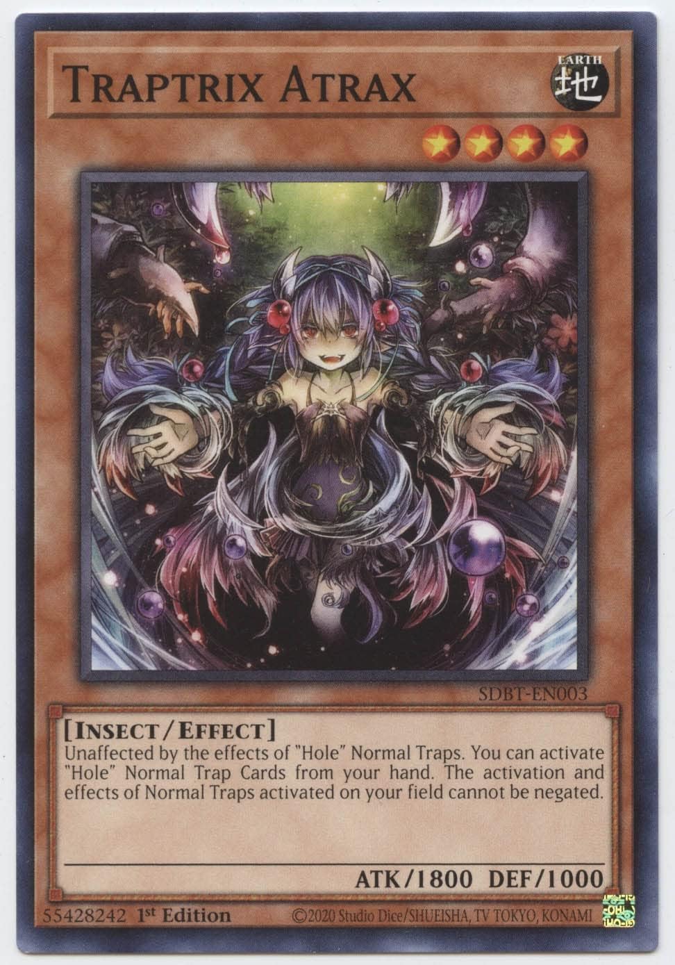 Traptrix Atrax - SDBT-EN003 - Common - 1st Edition