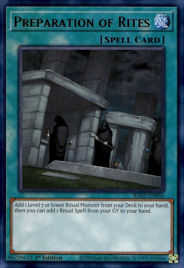Preparation of Rites (UR) - RA02-EN056 - Ultra Rare - 1st Edition