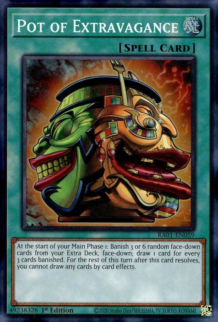 Pot of Extravagance - RA01-EN059 - Super Rare - 1st Edition
