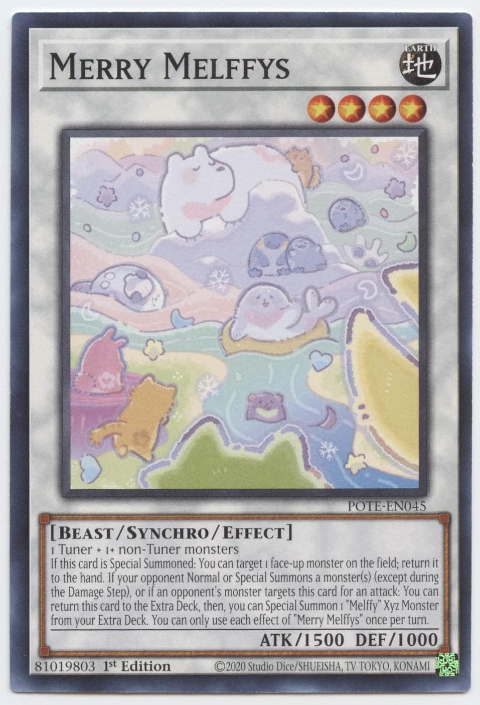 Merry Melffys - POTE-EN045 - Common - 1st Edition