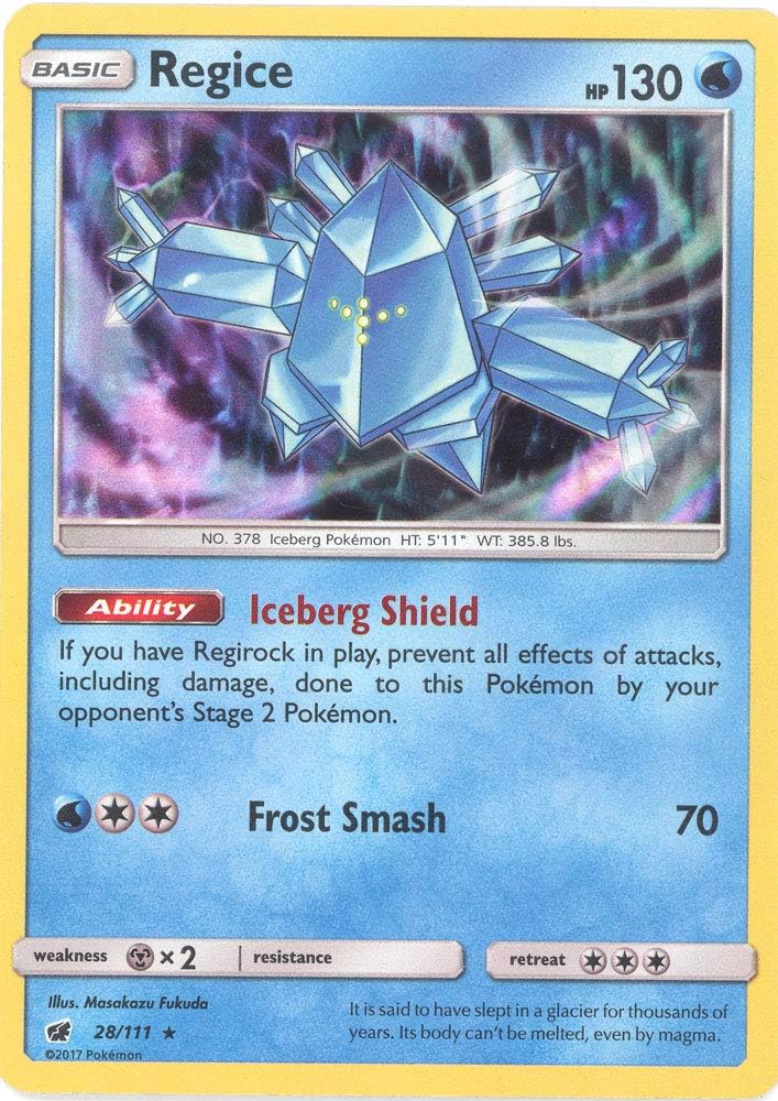 Pokemon - Regice - 28/111 - Holo Rare