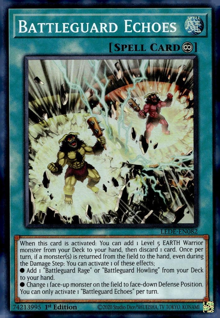 Battleguard Echoes - LEDE-EN082 - Super Rare - 1st Edition