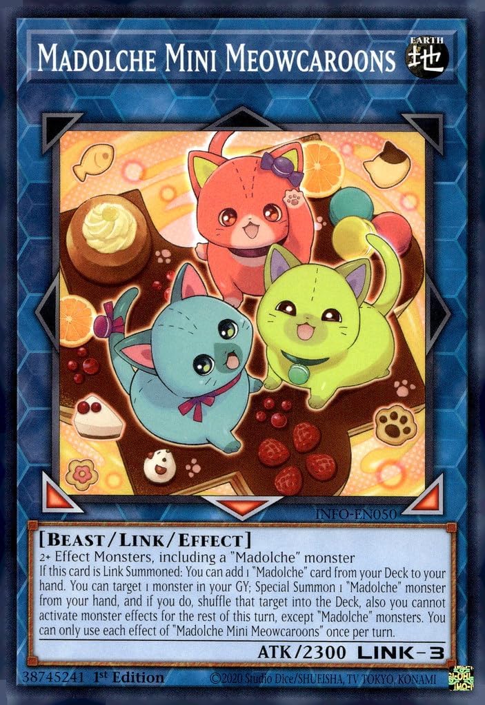 Madolche Mini Meowcaroons - INFO-EN050 - Common - 1st Edition