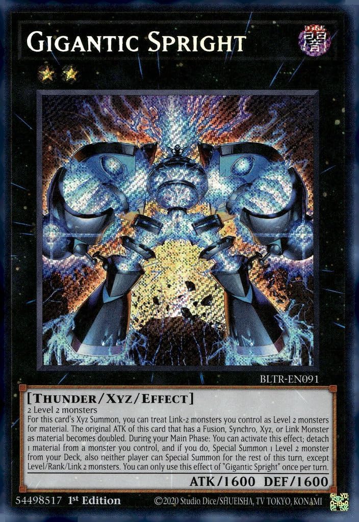 Gigantic Spright - BLTR-EN091 - Secret Rare - 1st Edition
