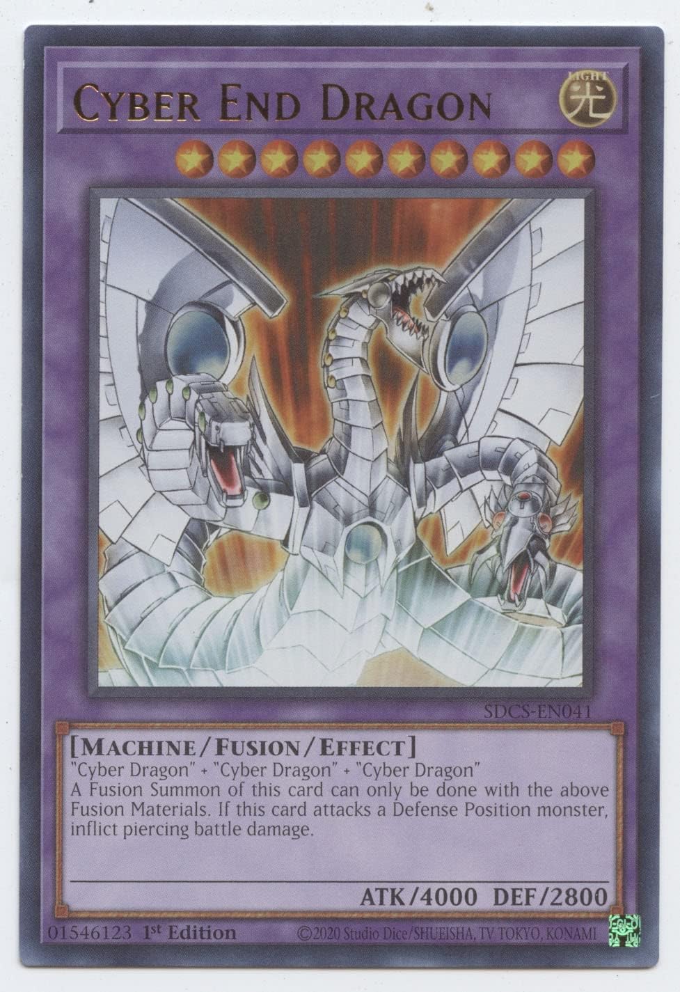 Cyber End Dragon - SDCS-EN041 - Ultra Rare - 1st Edition