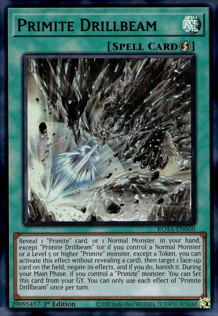 Primite Drillbeam - ROTA-EN060 - Ultra Rare - 1st Edition