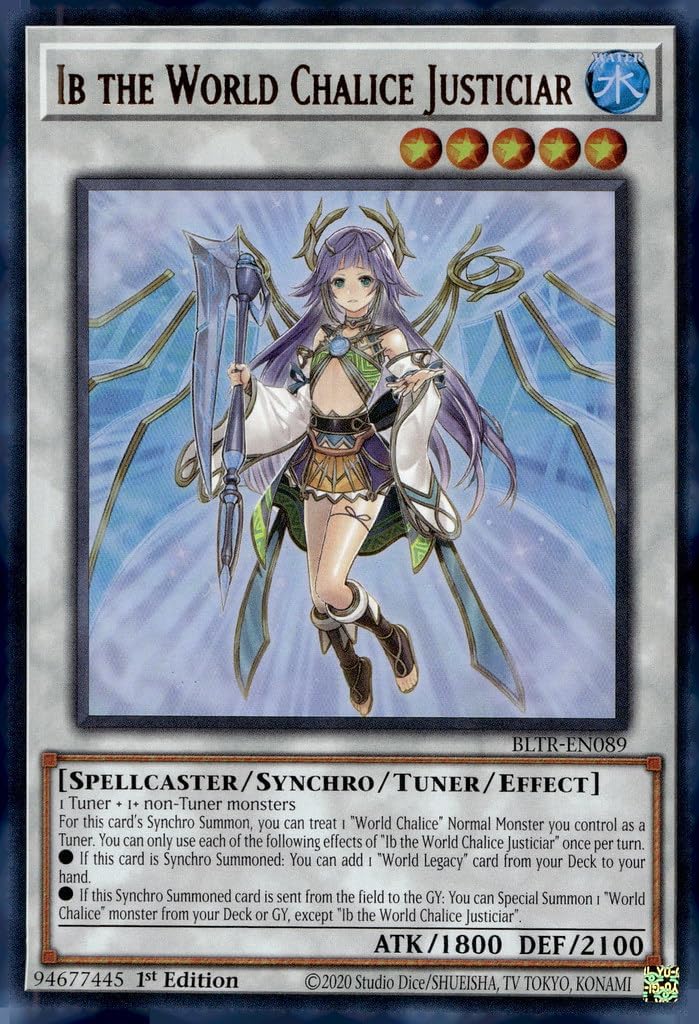 Ib The World Chalice Justiciar - BLTR-EN089 - Ultra Rare - 1st Edition
