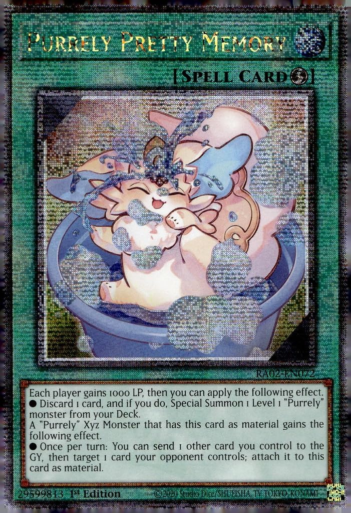 Purrely Pretty Memory (Quarter Century Secret Rare) - RA02-EN072 - Quarter Century Secret Rare - 1st Edition