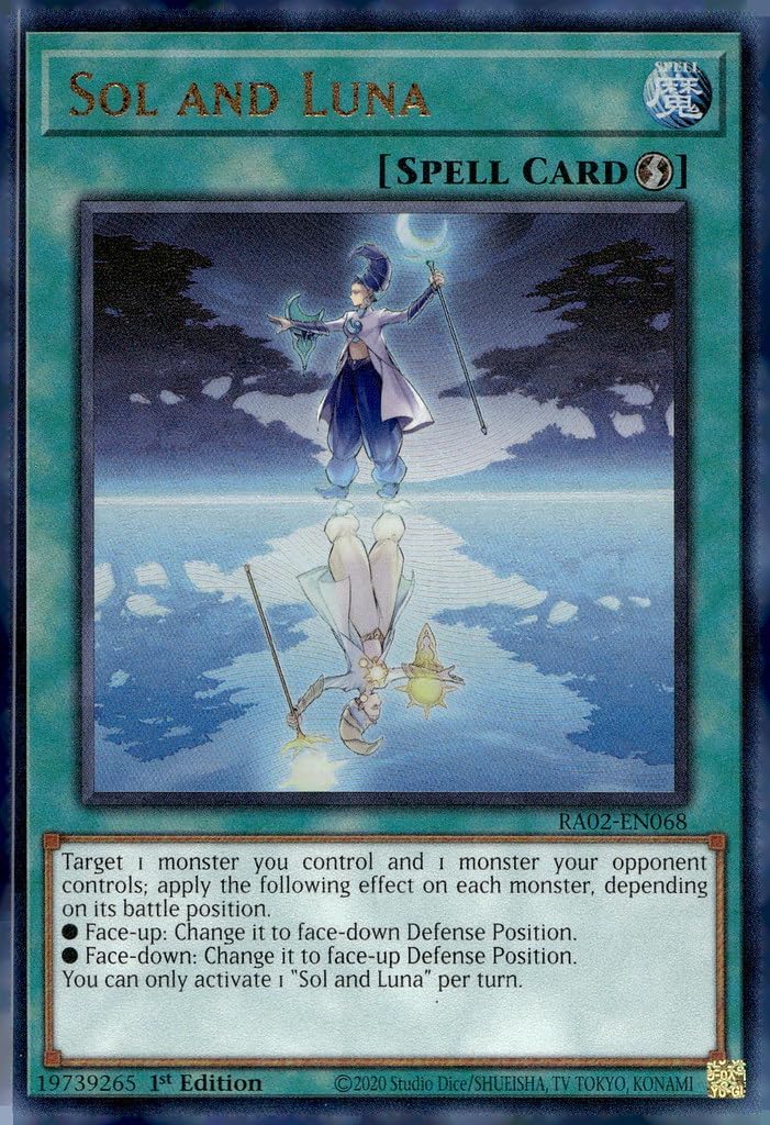 Sol and Luna (PUR) - RA02-EN068 - Prismatic Ultimate Rare - 1st Edition