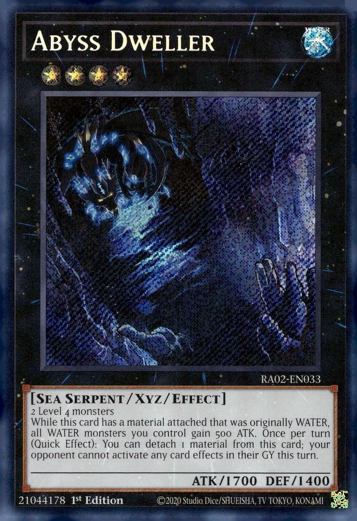 YU-GI-OH! Abyss Dweller (Secret Rare) - RA02-EN033 - 1st Edition - 1 Count